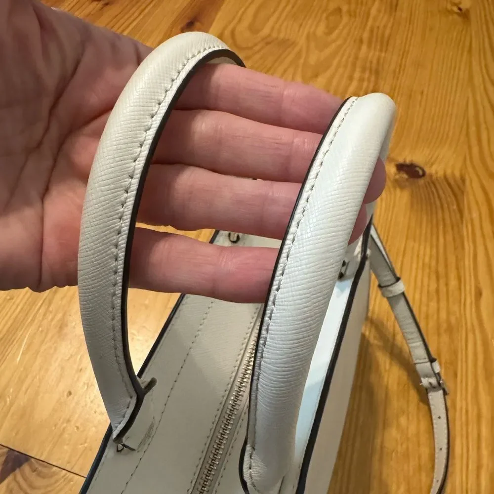 Kate Spade New York Staci Medium Satchel Leather - Parchment